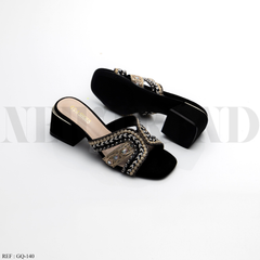 Mules à plateforme GQ-140 Black