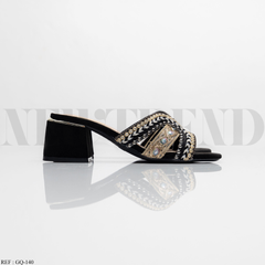 Mules à plateforme GQ-140 Black