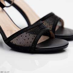Sandales à talon LL-137 Black