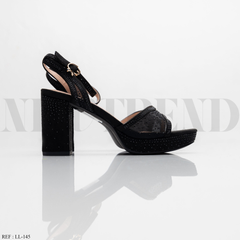 Sandales à talon LL-145 Black