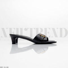 Mules à talon LL-184 Black