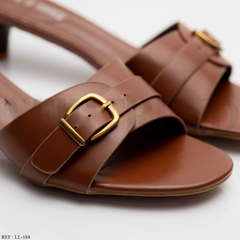 Mules à talon LL-184 Camel