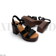 Sandales à talon YQ-1 Black