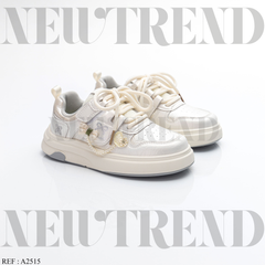 Baskets Fille A2515 White/Silver