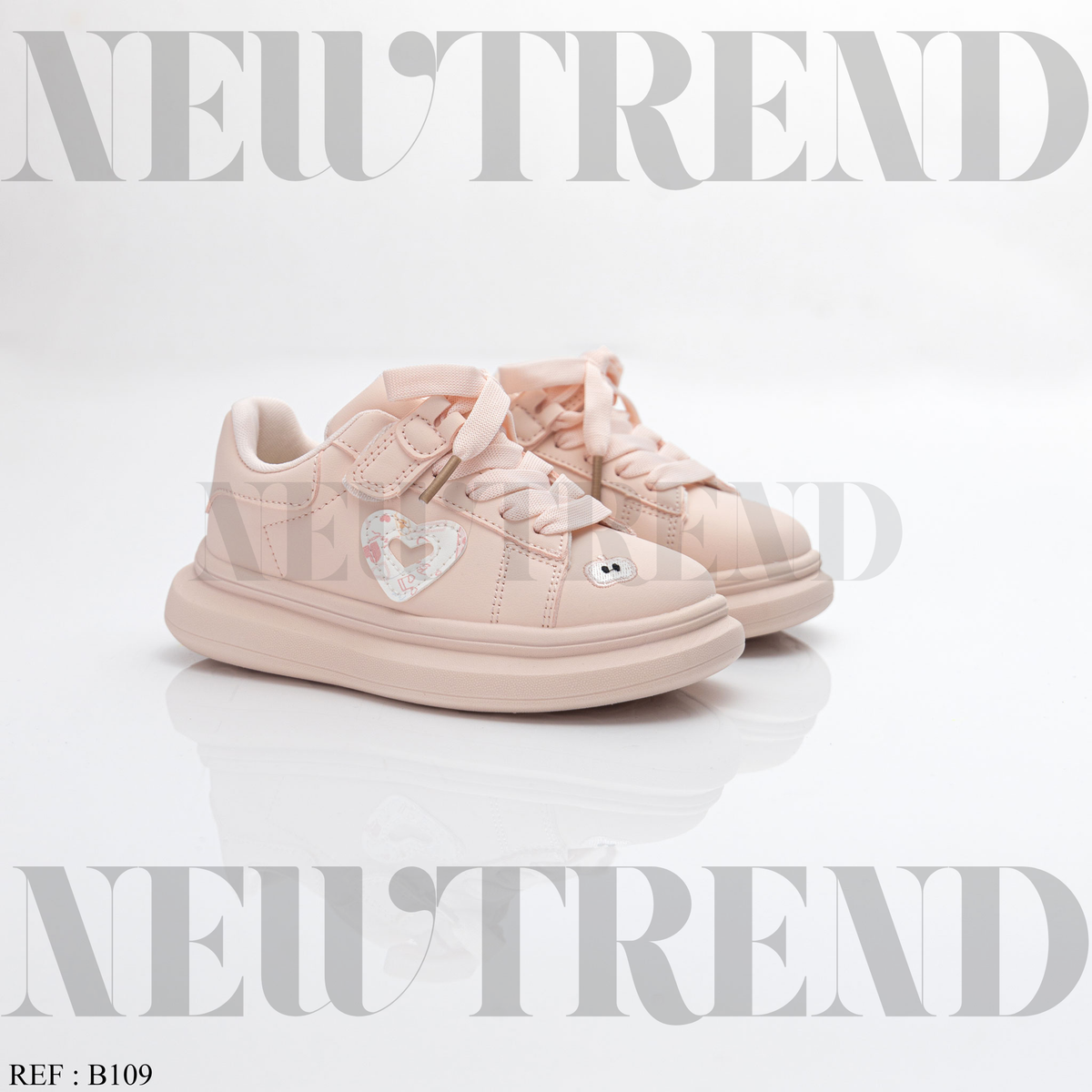 Baskets Fille B109 Pink