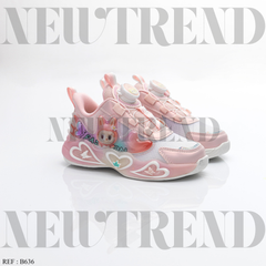 Baskets Fille B636 Pink