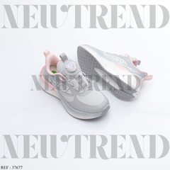 Baskets Fille 37677 Grey/Pink