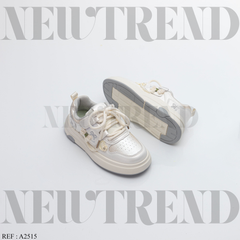 Baskets Fille A2515 White/Silver