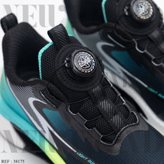 Baskets Garçon 38175 Black/Green