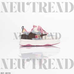 Baskets Fille AB2530 Beige/Plum