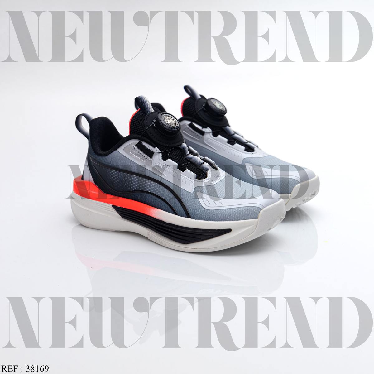 Baskets Garçon 38169 Black/Red