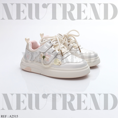 Baskets Fille A2515 White/Pink