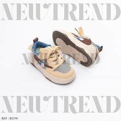 Baskets Fille AB2530 Beige/Khaki