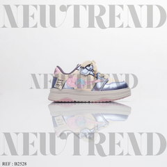 Baskets Fille AB2528 Beige/Purple