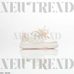 Baskets Fille B2509 White/Pink