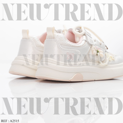 Baskets Fille A2515 White/Pink