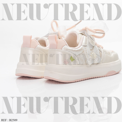 Baskets Fille B2509 White/Pink