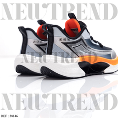 Baskets Garçon 38146 Grey/Red