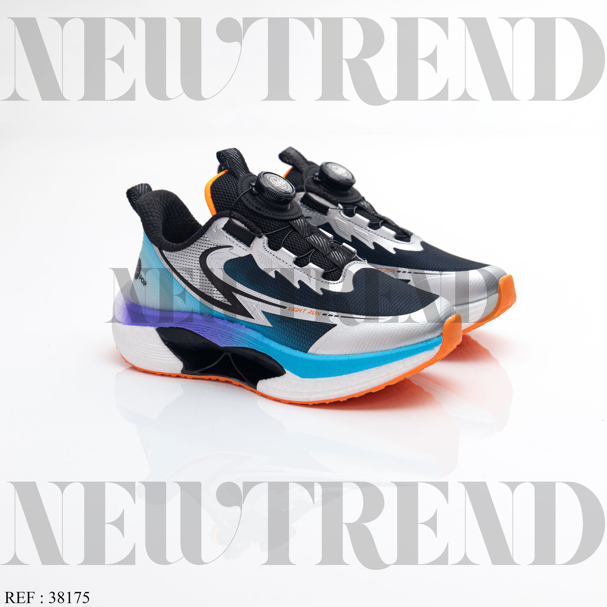 Baskets Garçon 38175 Black/Silver