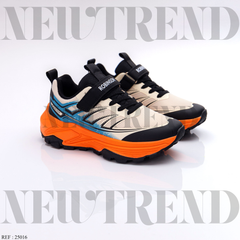 Baskets Garçon A25016 Orange