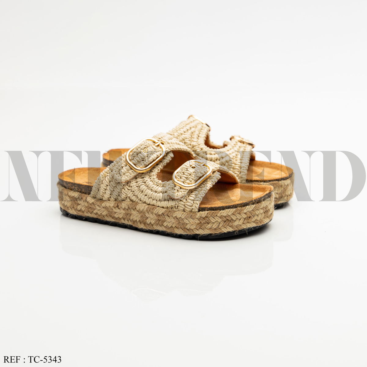 Mules TC-5343 Beige