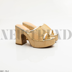 Mules à plateforme TS-2 Gold