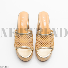 Mules à plateforme TS-2 Gold