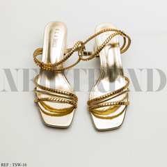 Mules à plateforme TSW-16 Gold