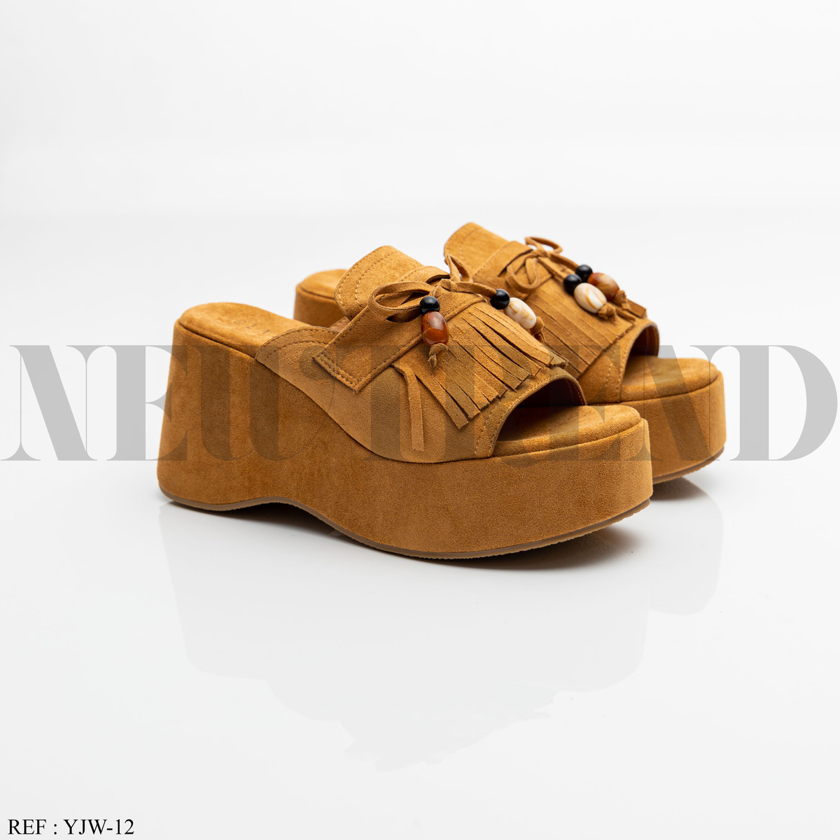 Mules Compensées YJW-12 Camel