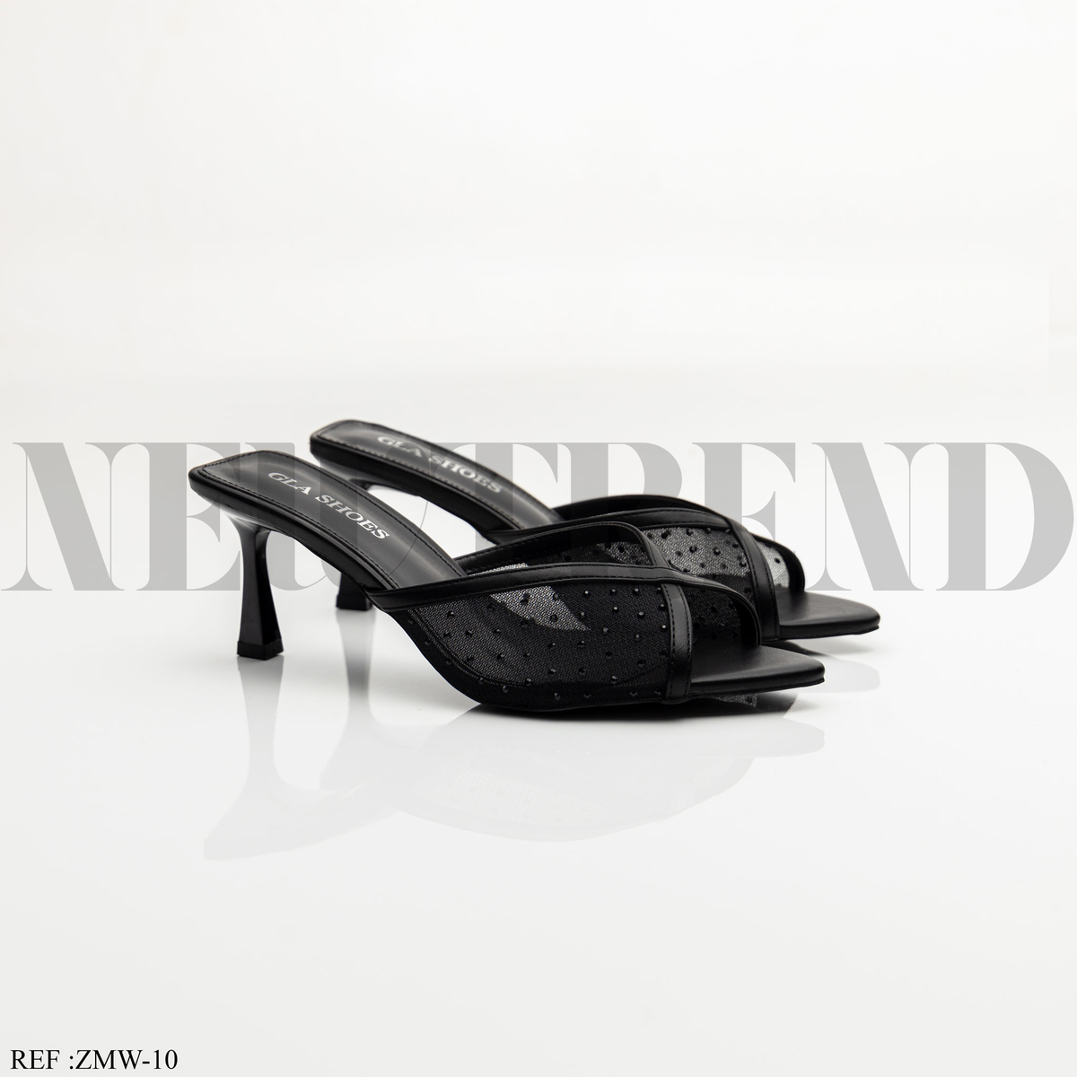 Mules à talon ZMW-10 Black