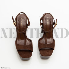 Sandales à talon LL-213 Brown