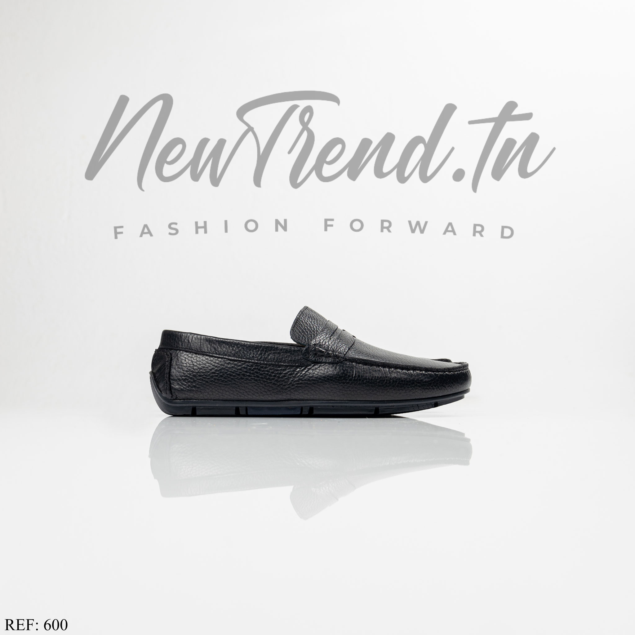 Golden Shoes 600 Cuir Noir