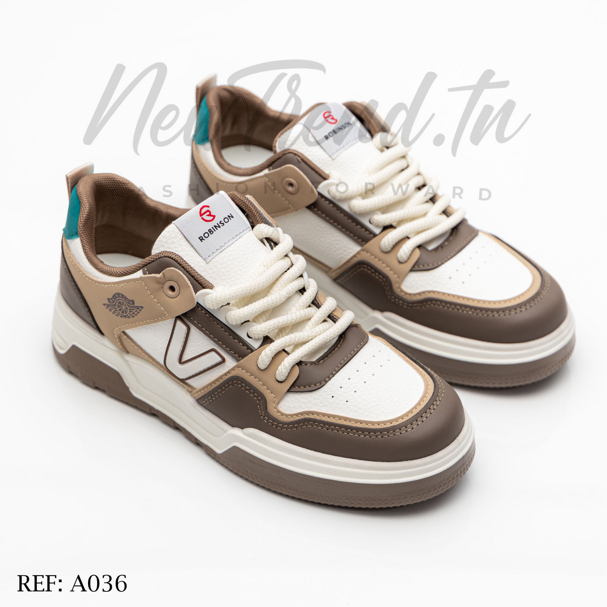 Robinson Homme A036 White/Khaki