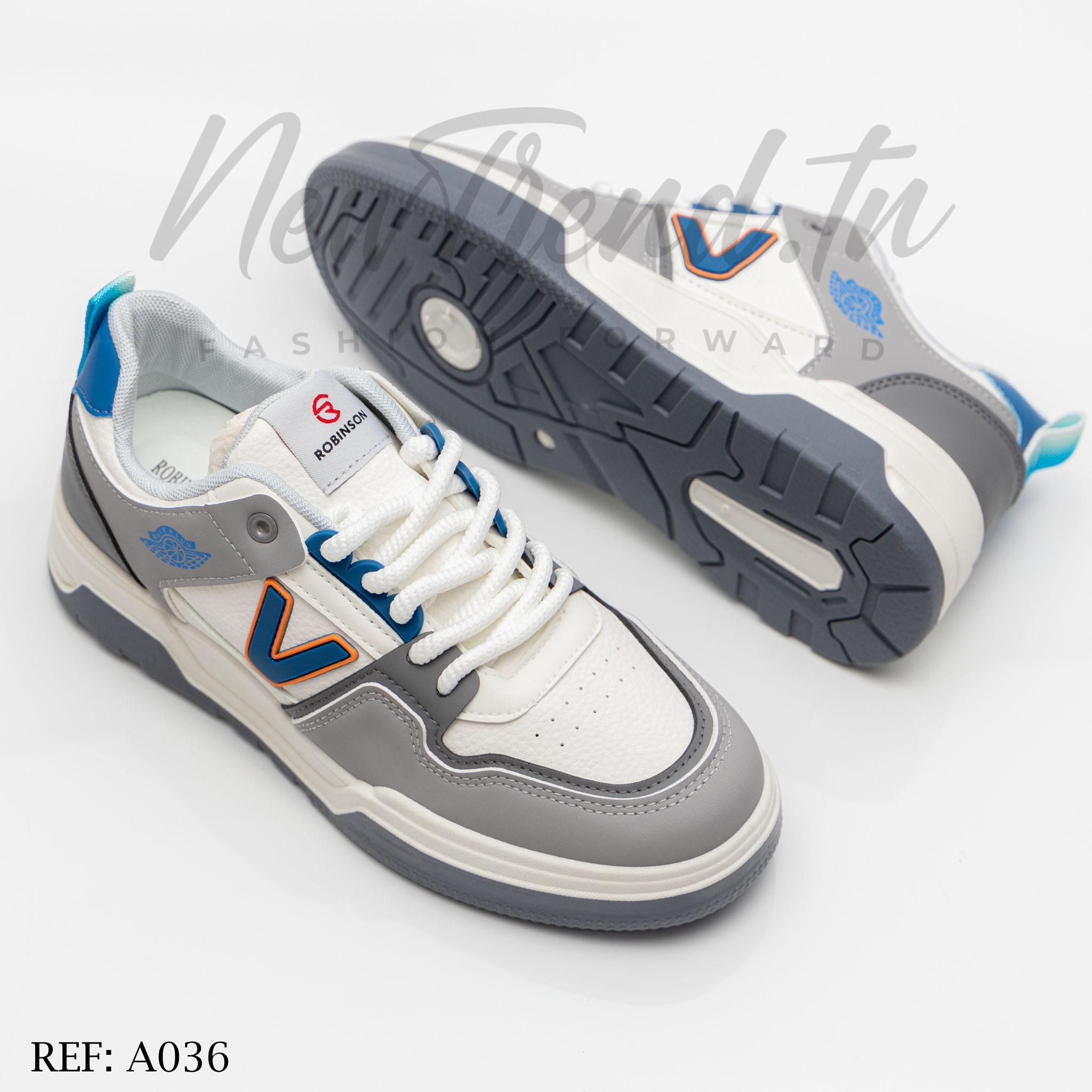 Robinson Homme A036 White/Grey