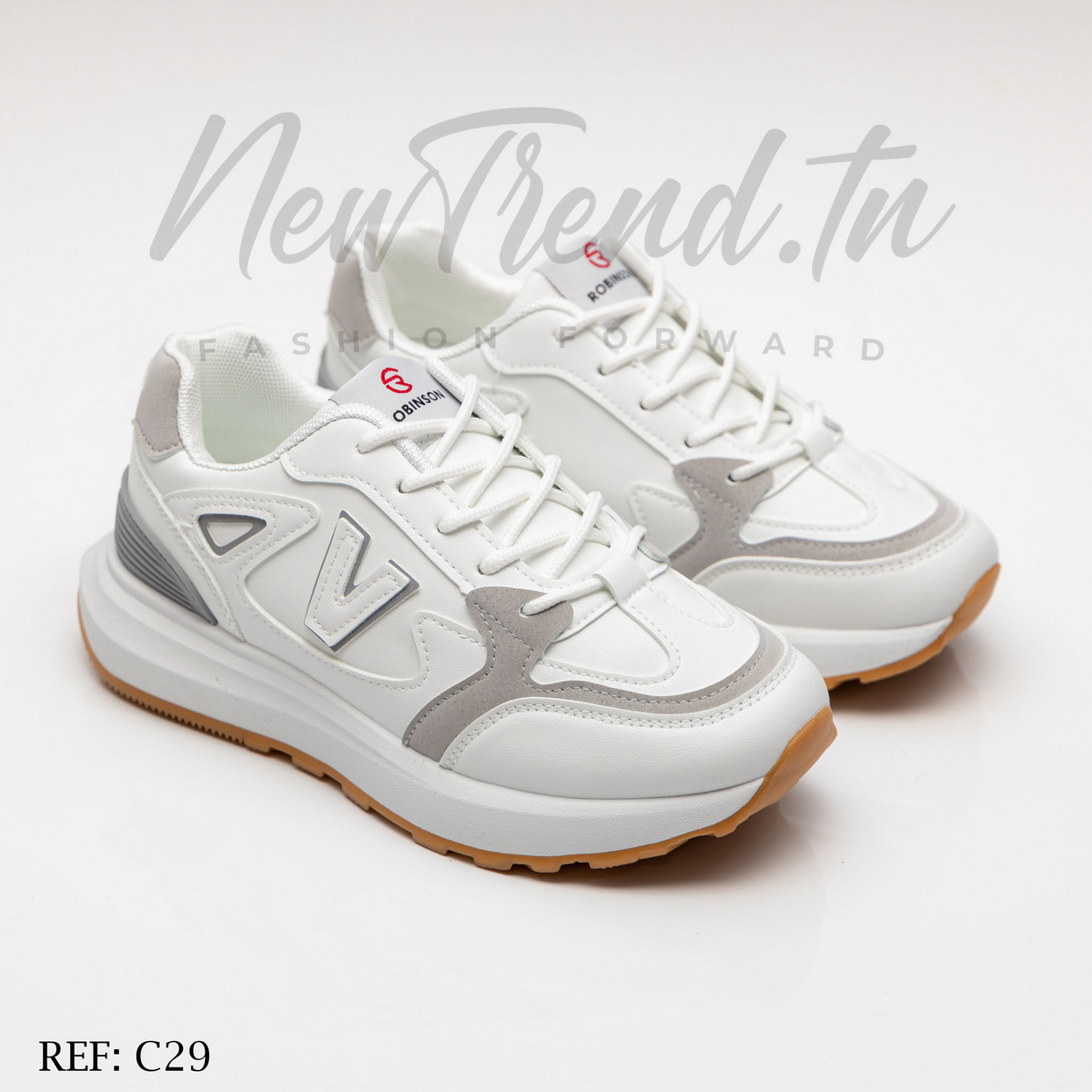 Robinson Femme C29 White/Grey