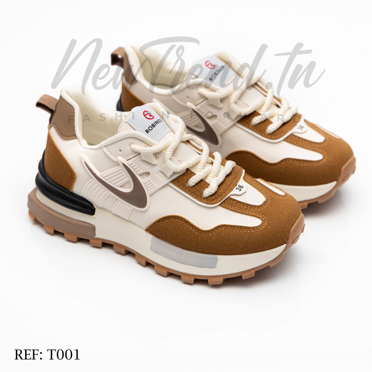 Robinson Femme T001 Beige/Brown