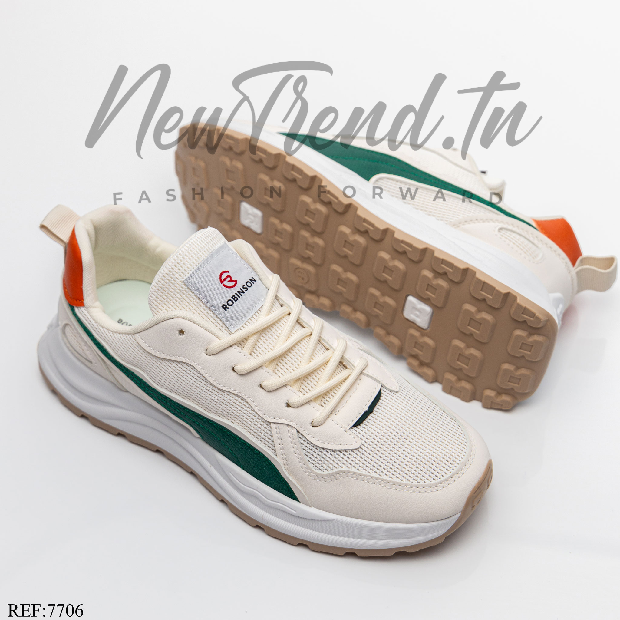 Robinson Homme 7706 Beige/Green