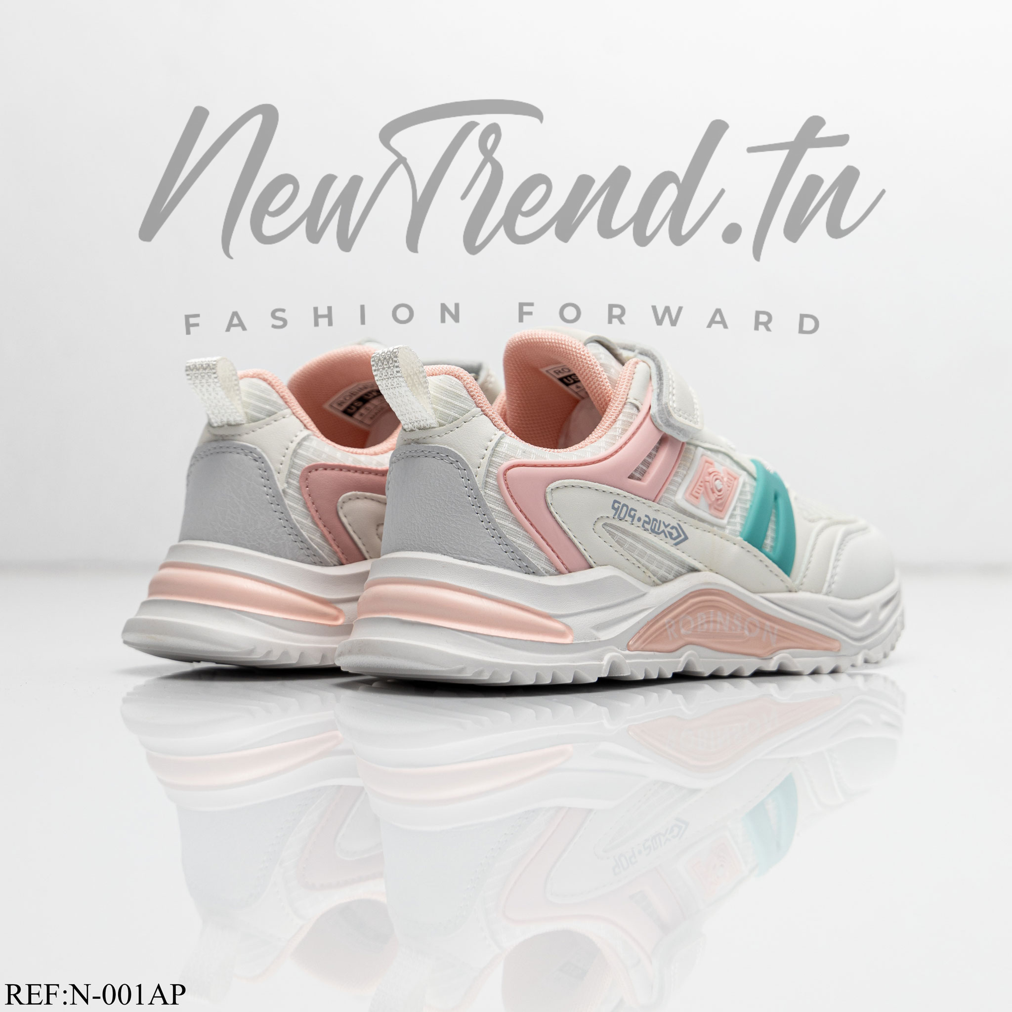 Robinson Enfant 001A White/Pink