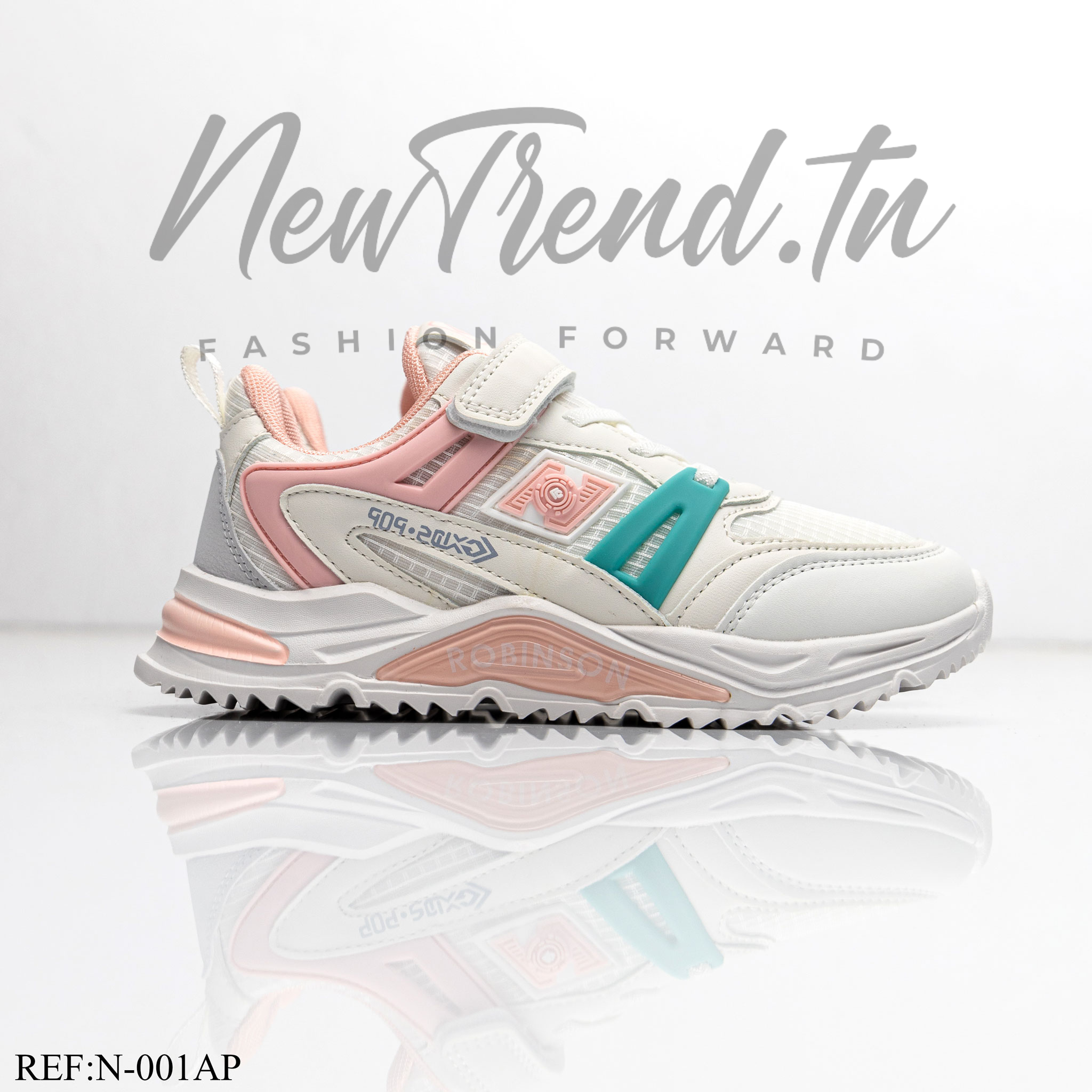 Robinson Enfant 001A White/Pink