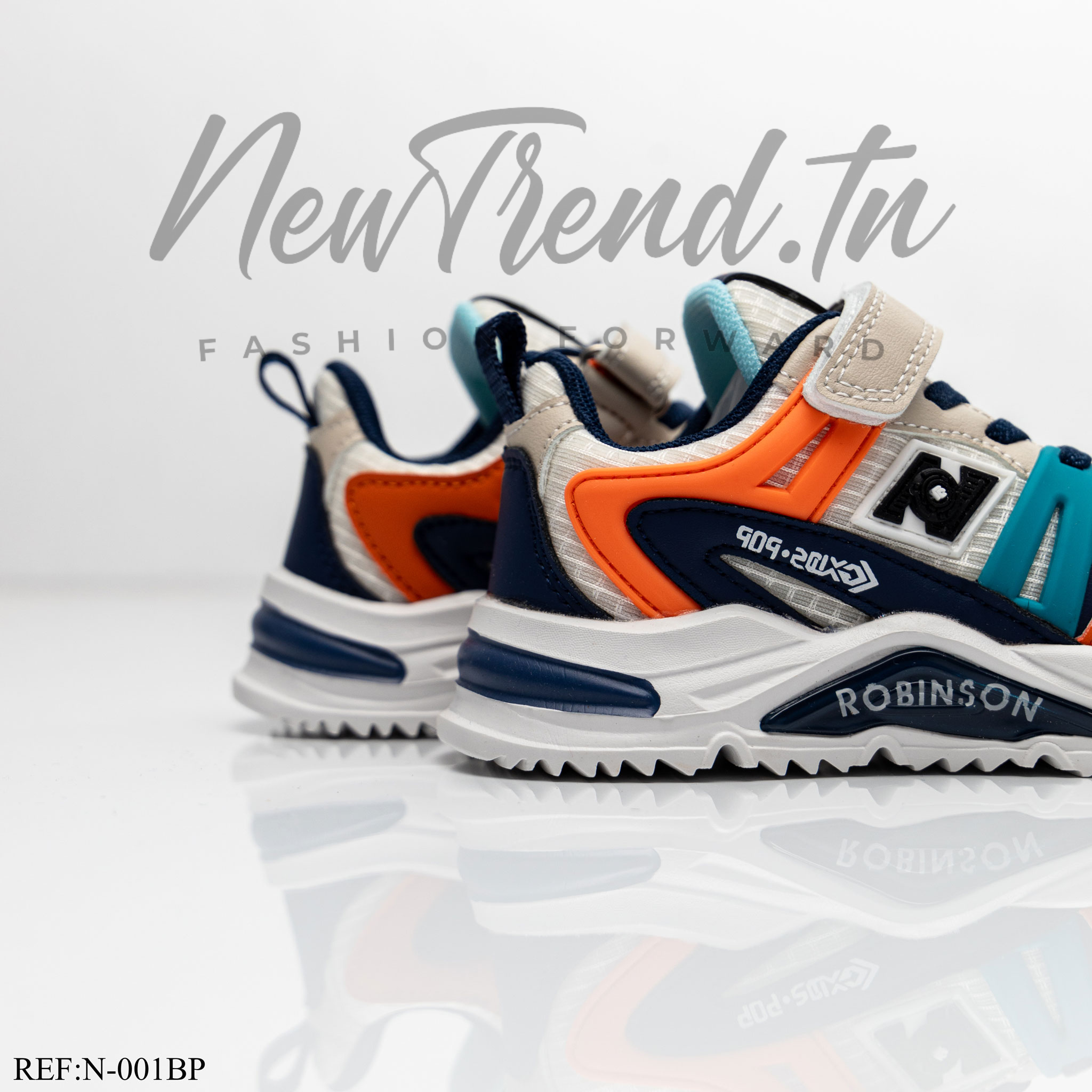 Robinson Enfant 001A Beige/Orange/Blue