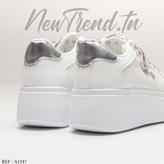 GLA Femme A1247 White/Silver