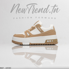 Seline Femme AN303 Beige/Khaki