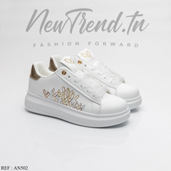 Seline Femme AN502 White/Gold