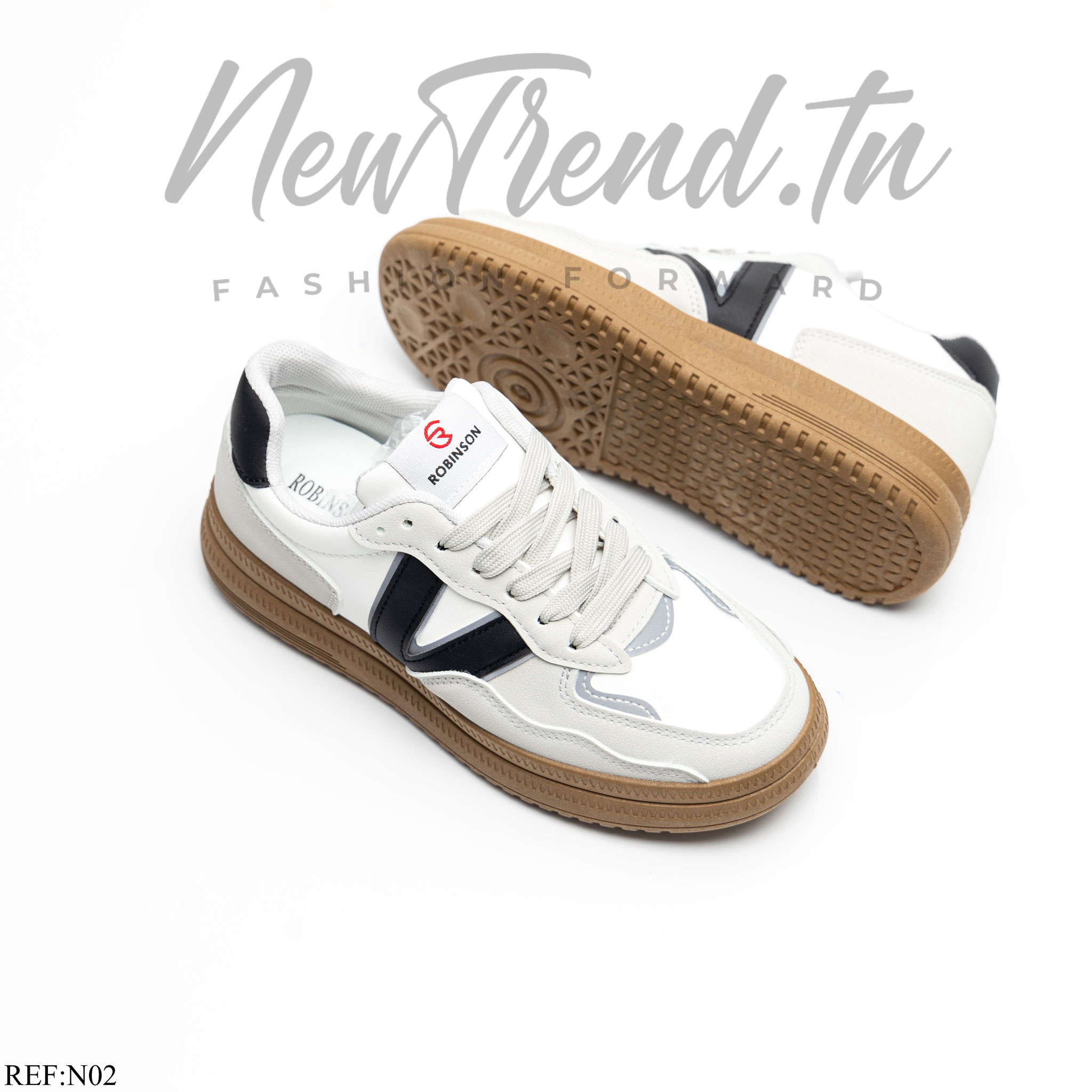 Robinson Femme N02 White/Black