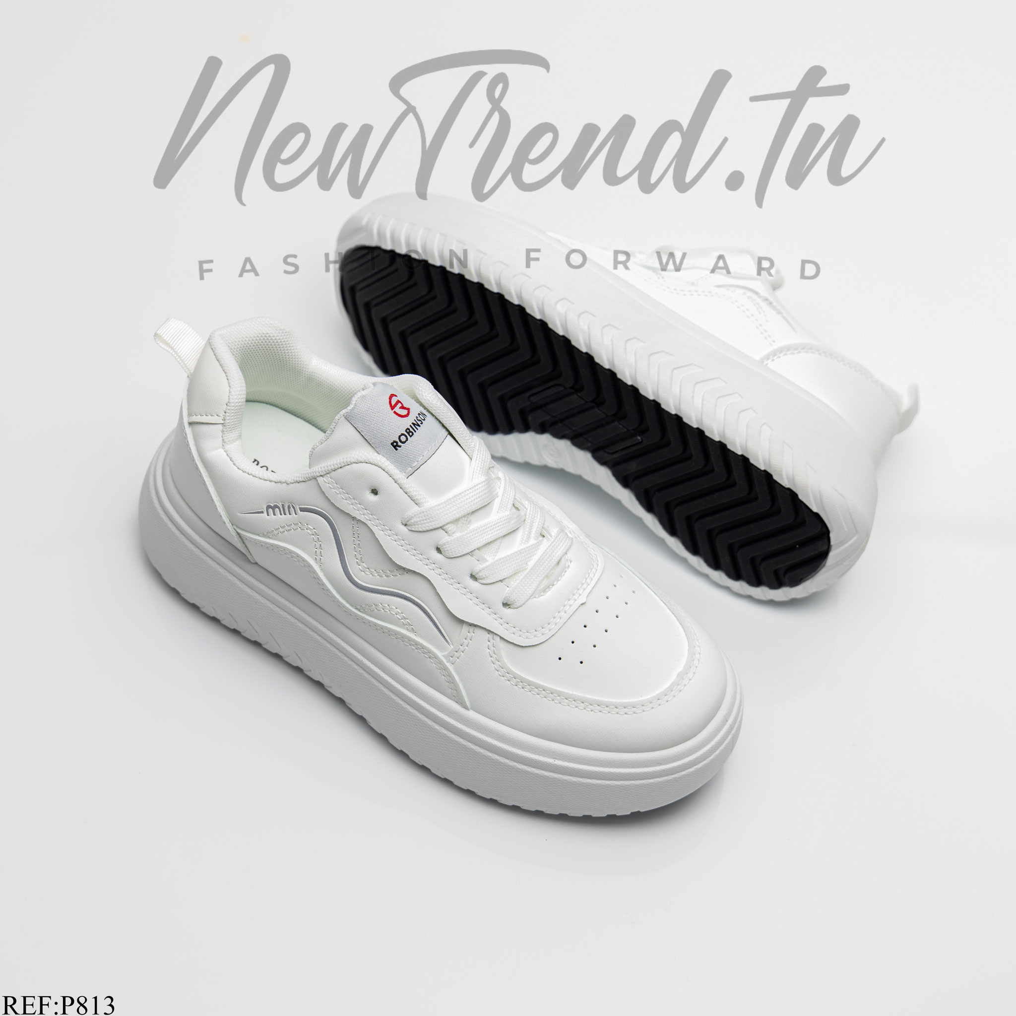 Robinson Femme P813 All White