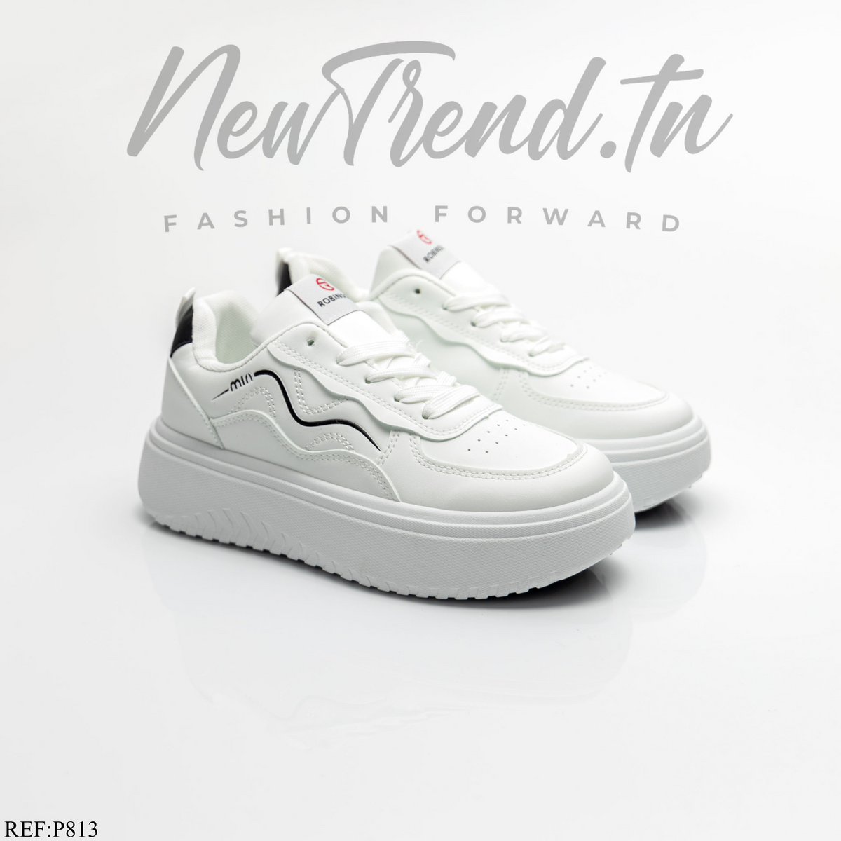 Robinson Femme P813 White/Black