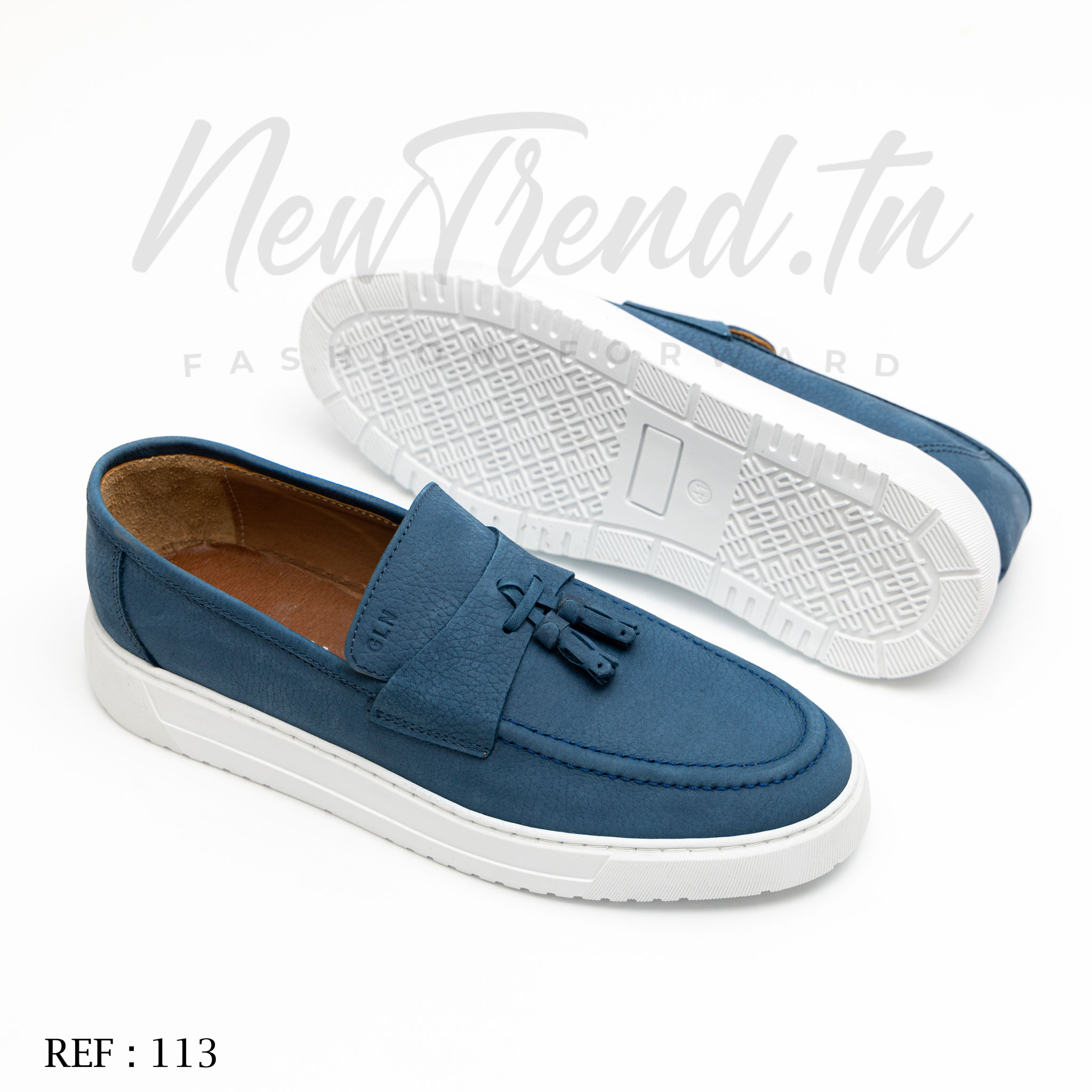 Golden Shoes 113 Bleu